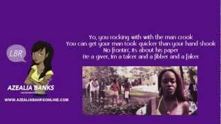 Azealia Banks - L8R (Lyrics on Screen)