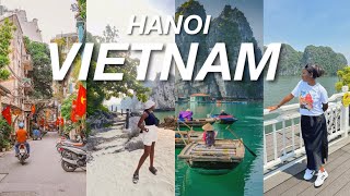 VIETNAM TRAVEL VLOG 🇻🇳 | exploring Hanoi, local shops, Ha long bay cruise, street food, Nigh Binh