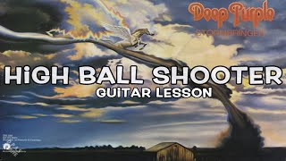 Deep Purple - High Ball Shooter Guitar LESSON