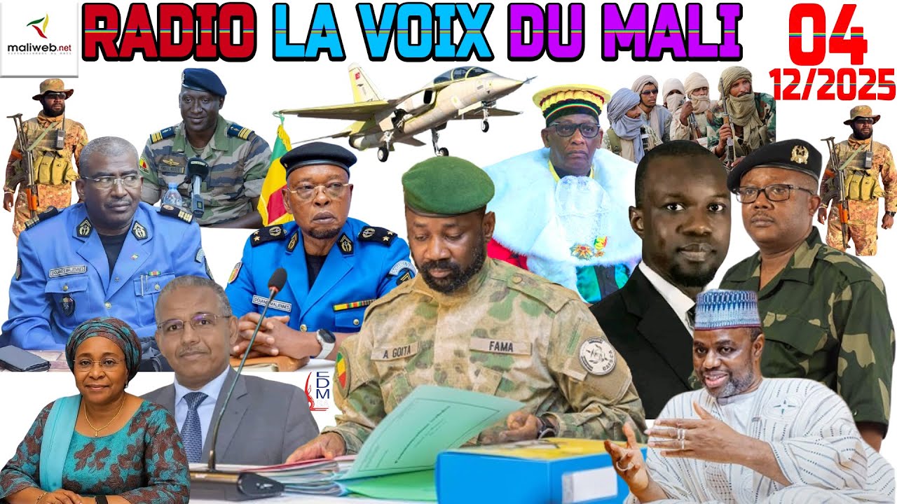 La Revue de Presse de la RADIO LA VOIX DU MALI du 04 décembre 2025