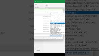 Open *.dbf (DBase) files in Excel #SHORTS