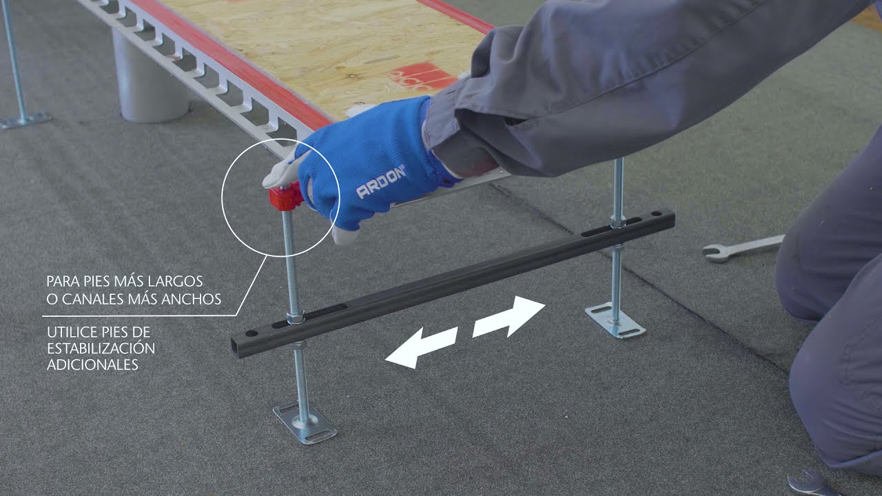 Instalación de canales de drenaje ACO BOX