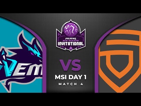 Paladins MSI 2019 - Day 1 - Match 4 - Nemesis vs Penta