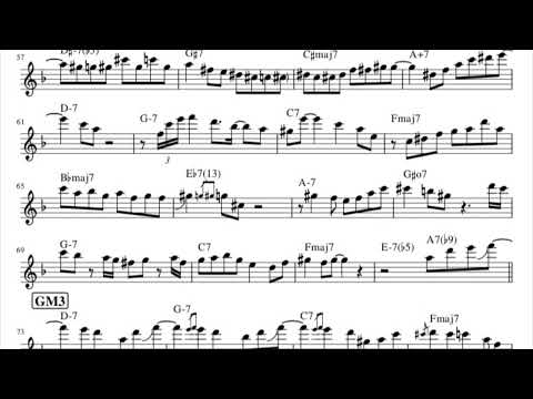 Gerry Mulligan & Chet Baker - All The Things You Are (Bari Sax Transcription)