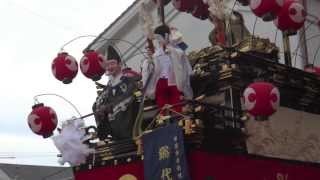 preview picture of video '田原祭2013からからくり山車三両'