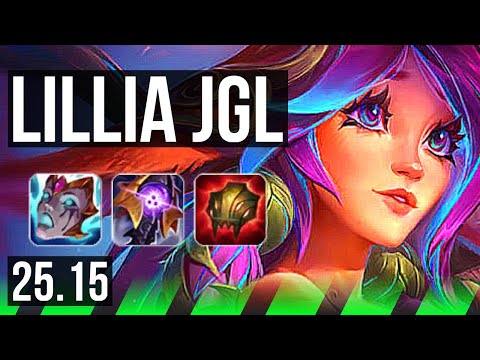 LILLIA vs XIN ZHAO (JGL) | 16/2/21, Legendary, 47k DMG | KR Master | 25.15