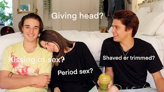 Asking guys questions girls are too afraid to ask | Period sex, giving head, cheating &amp; more....
