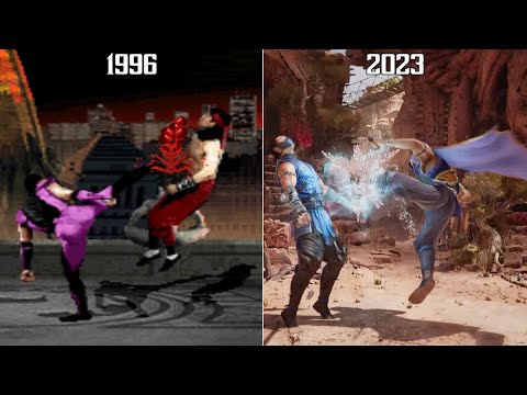 Rain "Roundhouse Kick" Evolution - Mortal Kombat 3-12 (1995-2023) 4K