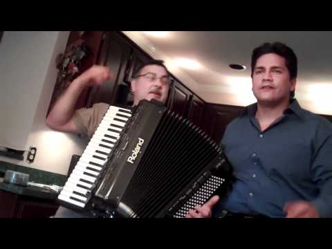 Aaron Caruso and Joe Recchia performing for Tony Dannon with the new Roland FR7x Accordion