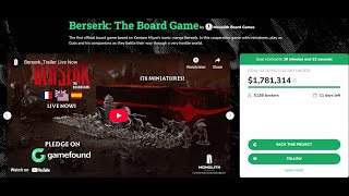 Berserk: The Board Game (C-) *AWFUL AUDIO WARNING!!!* - Kickstarter Critique Review