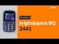 Мобильный телефон BQ BQ-2441 Comfort синий-черный - Видео