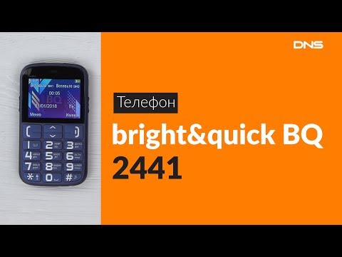 Мобильный телефон BQ BQ-2441 Comfort черный-серебристый - Видео