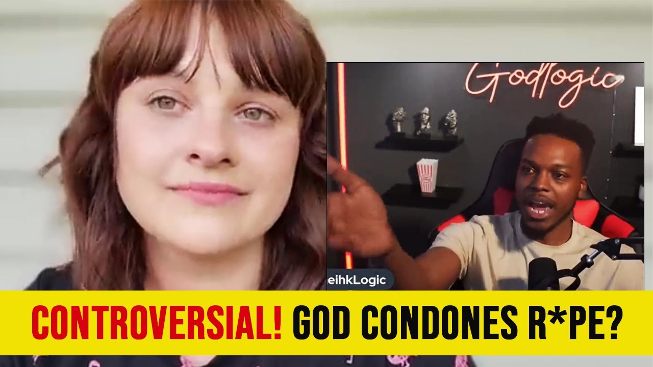 She Left Church Because The Bible CONDONES R*PE #christian #church #godlogic #religion #God