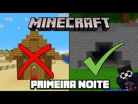 GUIA PARA INICIANTES NO MINECRAFT 2022 - COMO SOBREVIVER A PRIMEIRA NOITE