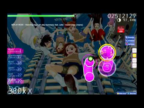 [HD] Osu! Hommarju feat. Latte - masterpiece [Insane] (Hardrock)