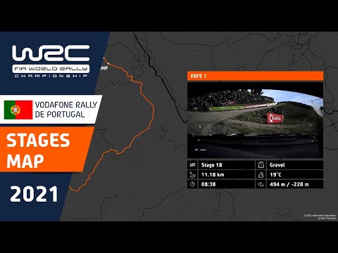 Stages Map  | Vodafone Rally de Portugal Preview Clip 2021