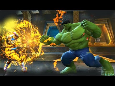HUMAN TORCH VS HULK - EPIC BATTLE MARVEL SUPERHEROES