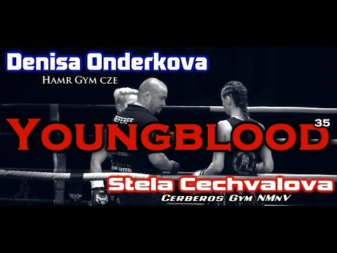 Youngblood 35 - Stela Cechvalova(Cerberos Gym) vs Denisa Onderkova(Hamr Gym) Muay Thai 18.10.2014