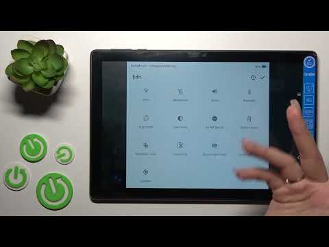 How to Edit Notification Panel Shortcuts on ALCATEL 3T 10 4G / Add or Remove Quick Settings