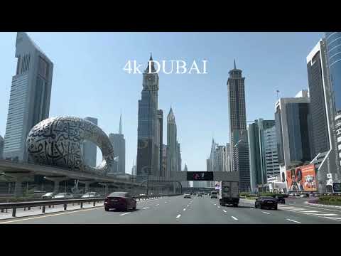 Dubai Sheikh Zayed Road: 4K Video of the City's Iconic Landmark