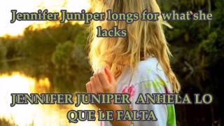 Jennifer Juniper - Donovan [Letra en ingles y español]