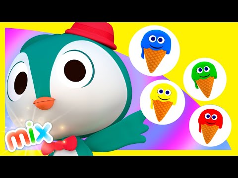 Mix ¡Los Helados de Lalo! - Aprende los Colores | Canciones del Zoo