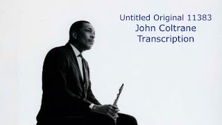 Untitled Original 11383/John Coltrane's (Bb) Transcription .Transcribed by Carles Margarit