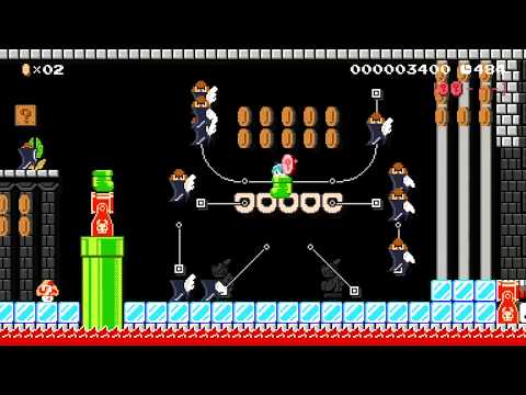 スーパー彩崎ゆうEX　Aー4 靴クリボーだらけのお城 by G　おにぎり ~ SUPER MARIO MAKER ~ NO COMMENTARY 1bd