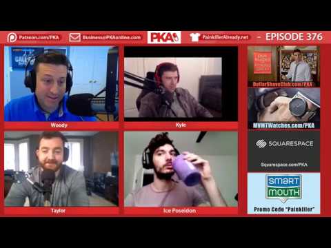 PKA 376 w/Ice Poseidon - Woody DESTROYS Wings, Ice's Nasty Hygiene, Ice's Bachelor Show