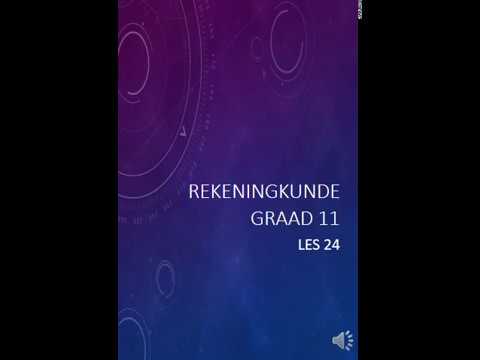 REKENINGKUNDE GRAAD 11: 25 Junie 2020 - periode 5 (25115)