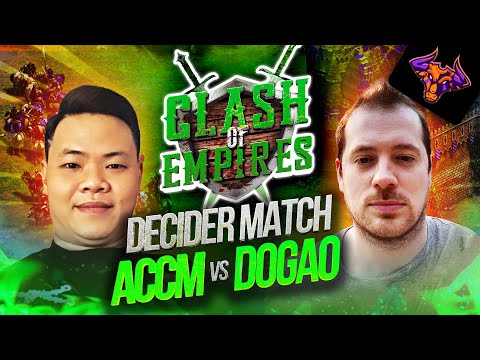 ACCM vs DOGAO Clash of Empires DECIDER #ageofempires2