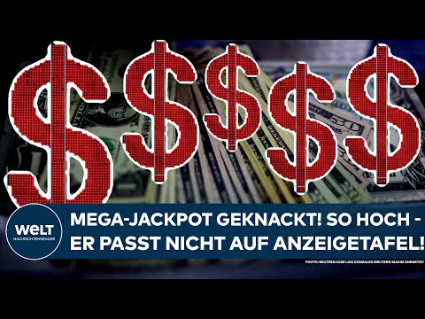 USA: Mega-Jackpot geknackt! "Summe ist so hoch, dass sie nicht mehr auf die Anzeigentafel passt!"