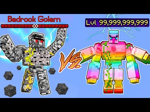 Bedrock Golem Vs. Spectrite Golem in Minecraft