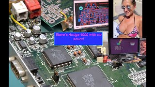 Steves Amiga 4000 with no sound