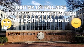 I Got My Decision from Northeastern University Boston! | Fall 2025 | Admit/Reject | MS in USA