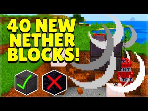 STRONGER Than Obsidian! - ALL 40 new block & Items EXPLAINED! (Minecraft Nether Update 1.16)