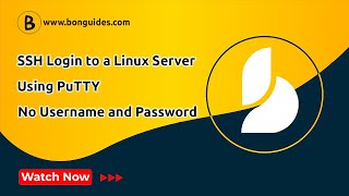 How to SSH Login to a Linux Server Using PuTTY without Typing Username and Password