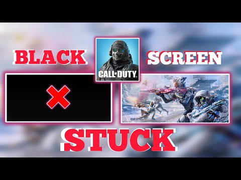 How To Fix Call Of Duty Black screen Problem on android | Fix COD Stuck issues