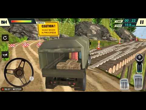 Off Road Army Truck Driver