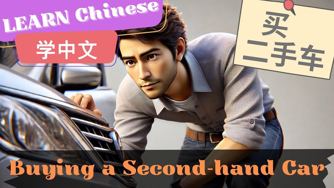 Buying a Second hand Car买二手车｜Slow and Normal Speeds｜Learn Mandarin Chinese｜Listening  HSK3-4