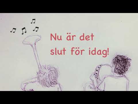 Hejdå sång samling förskola: Nu är det slut för idag (med text!)