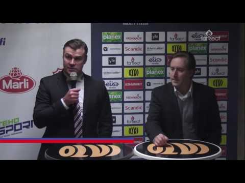 TUTO Hockey - Kiekko-Vantaa 12.10.2016 Lehdistötilaisuus
