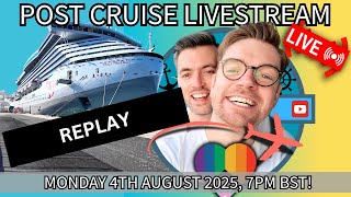 We’re Home From Greece! Post-Virgin Voyages Live chat with David & Mark!