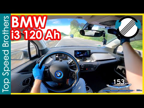 BMW i3 120Ah (2021) POV Top Speed Autobahn #TopSpeedBrothers