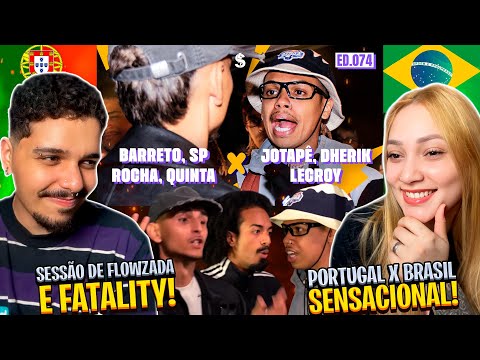 REAGIMOS A (BRASIL x PORTUGAL) BARRETO, SP ROCHA e QUINTA x JOTAPÊ, DHERIK, LECROY