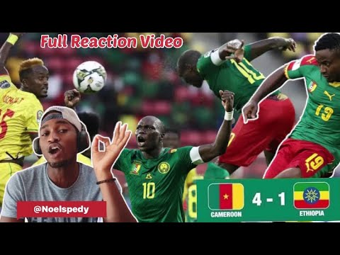 Cameroon handicap Ethiopia 4-1 AFCON With The Help Of Vincent Aboubakar & Toko Ekambi, Fai Collins