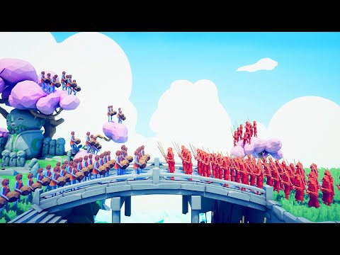 50x SAMURAI vs 50x RANGED UNITS | TABS - Totally Accurate Battle Simulator