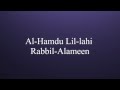 Learn Al-Fatiha (Opening Surah of the holy ...