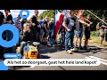 Weer een protest met duizenden boze boeren
