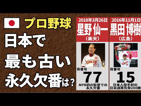 プロ野球の永久欠番 伝説の選手たちを知ってますか？